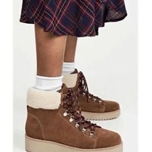 Sam Edelman Brown Suede Hiking Boots
